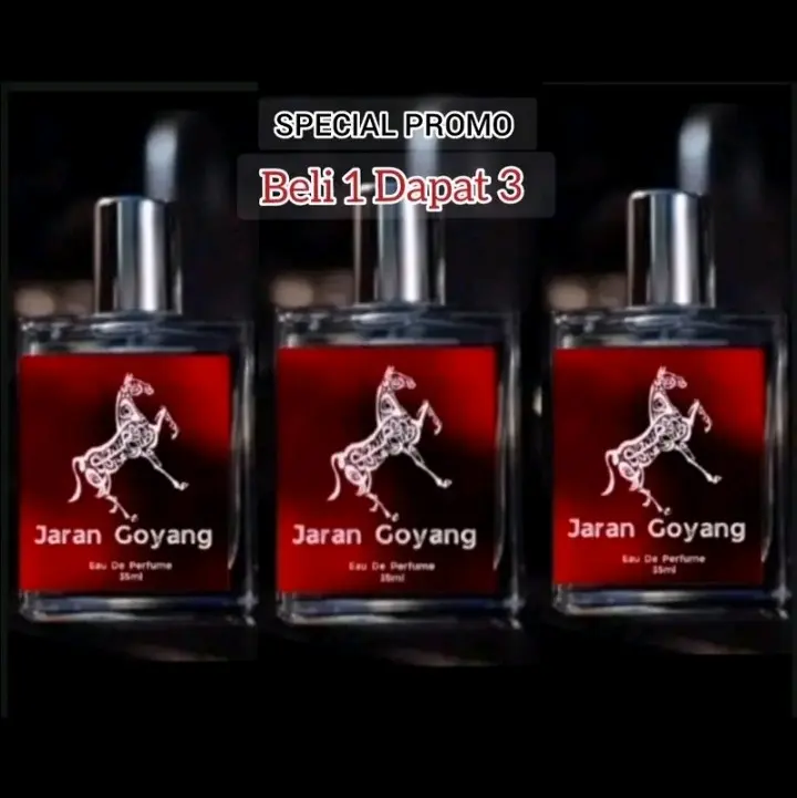 BUY 1 GET 3 P4RFUM Ajikun J4RAN GOY4NG terbaru bikin pasangan jadi nempel terus Edp 30ml Perfume pria/wanita Terwangi tahan lama