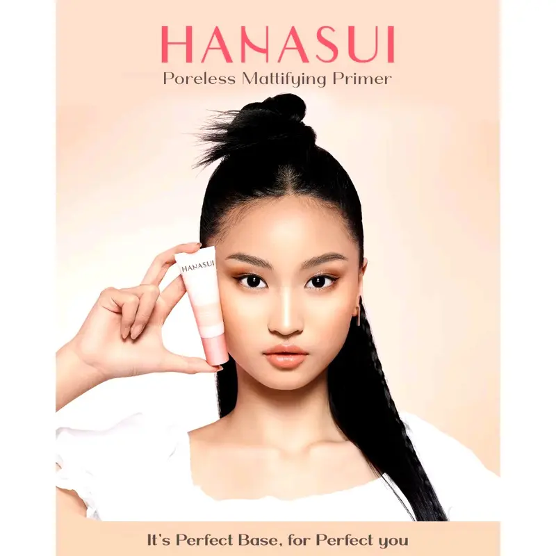 Hanasui Poreless Mattifying Primer -Menyamarkan Pori - Pori Garis Halus Kerutan 3