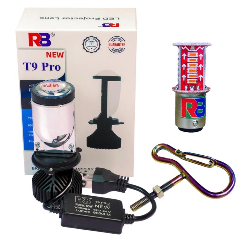  GIÁ SỐC MUA NGAY  RBHL2001  BÓNG ĐÈN PHA LED T9 PRO NEW CÔNG SUẤT 65W CHÂN H4 ĐIỆN ÁP 12-24 Vol LẮP Ô TÔ VÀ XE MÁY HIỆU ỨNG TIẾT KIỆM ĐIỆN BẢO HÀNH 6 THÁNG#LEDT9#T9#DOCHOIXEMAY#LEDBICAU#RB 