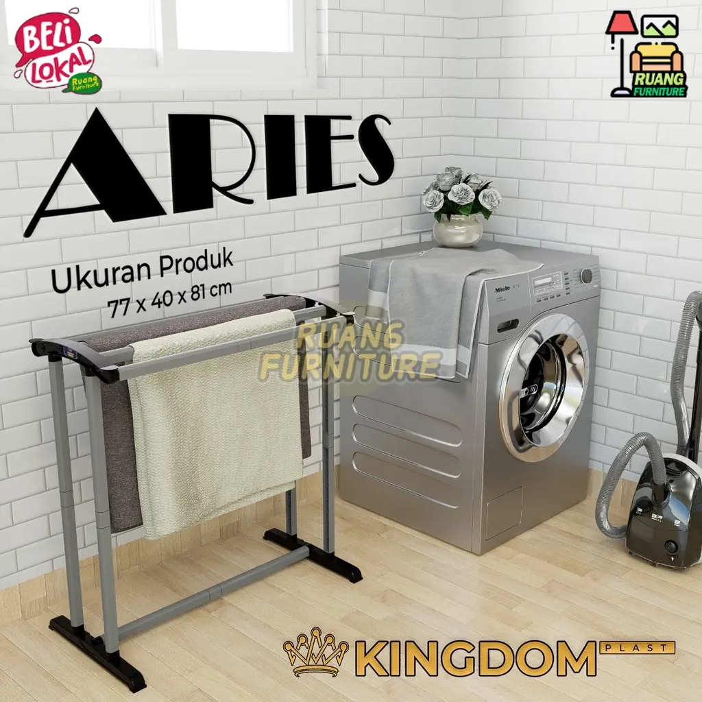 Kingdom Jemuran Handuk 5 Palang Kingdom Aries Kingdom Leo Kingdom Virgo