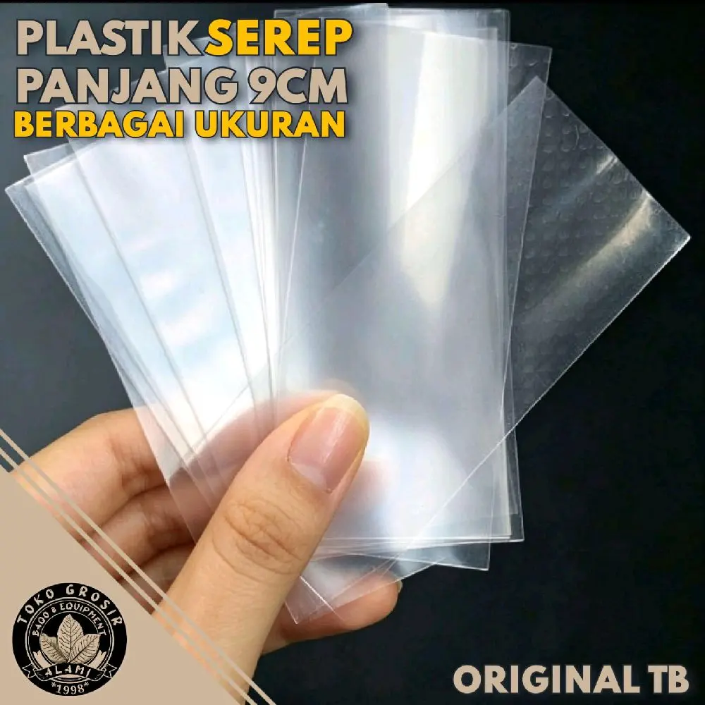 ALAMI Plastik Polos Panjang 9cm Berbagai Ukuran Varian
