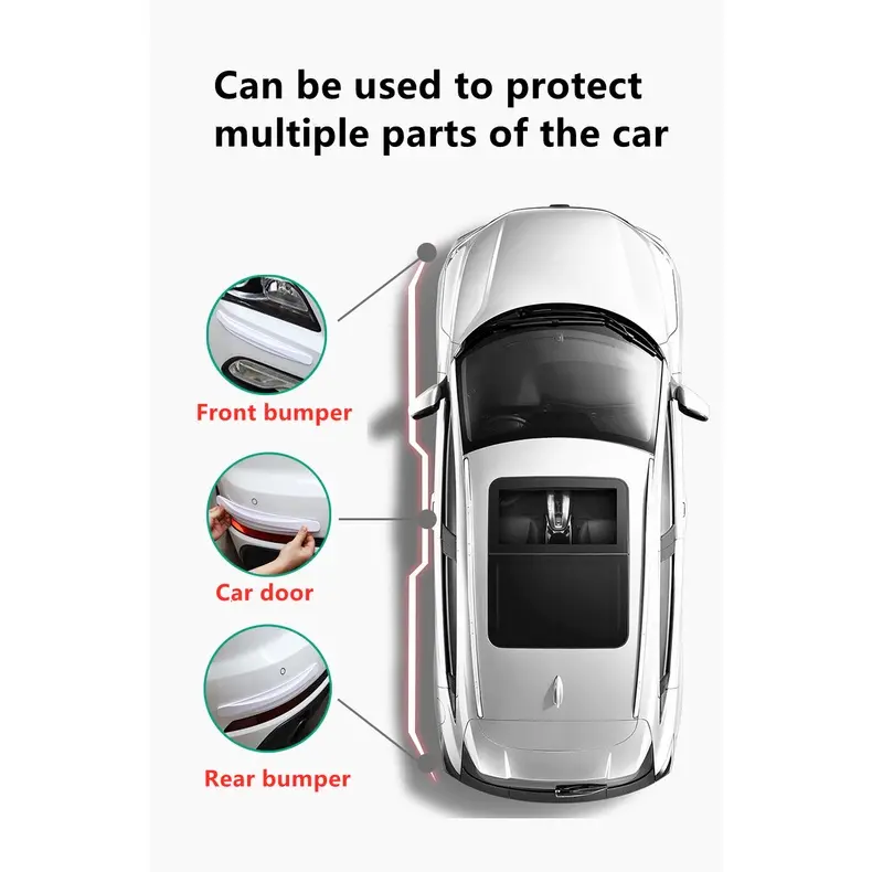 AM-68 Bumper Guard Stiker Pelindung Bemper Mobil Car Bumper Protector Anti Stratch Anti Lecet Cocok Semua Mobil 8