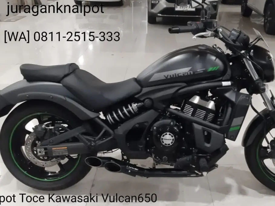 Black Viper Knalpot Fullsystem PNP Kawasaki Vulcan 650 Model Toce Underbelly