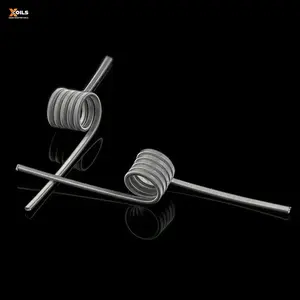 2pcs Fused Clapton micron 2.5mm Mleteks