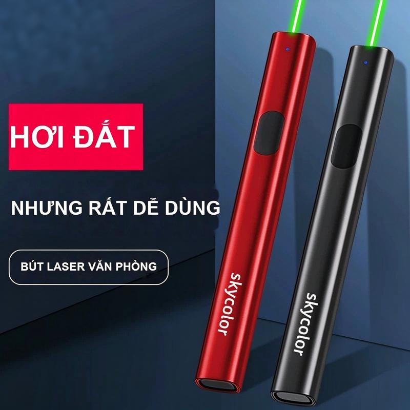 Bút laser kinh doanh, đèn laser tầm xa, ánh sáng mạnh, sạc Type‑C, đèn pin tia hồng ngoại, đèn laser màu xanh lá, bộ phận bán hàng, bản đồ mô phỏng, dùng ngoài trời, bút chỉ sao, dụng cụ giảng dạy chuyên dụng, đồ chơi đùa mèo