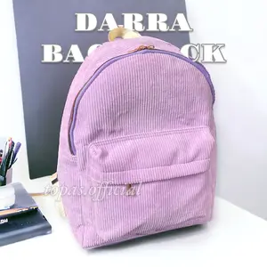 MS Tas Ransel Darra Sekolah Serbaguna / Corduroy Backpack / Tas Gendong bahan kodoray multifungsi wanita
