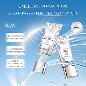 [New Launch] GMEELAN Glabridin Pearl Peptide Brightening Sunscreen SPF50+ PA++++ 30g Serum Sunblock Real Protection Wajah Tidak Lengket Cepat Meresap Makeup Primer Skincare Melindungi UV Glowing Up