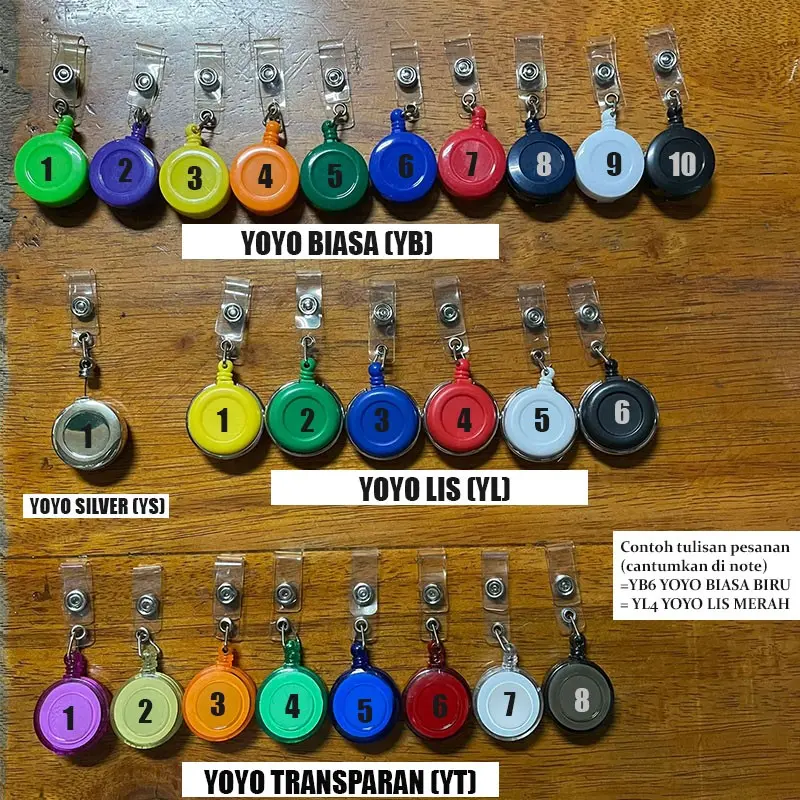 Yoyo ID Card Idcard name tag kartu nama