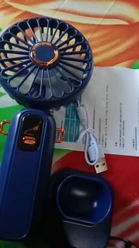 Product Review of CID39 Kipas Angin Lipat Mini Portable LED Display 5-Speed Wind Adjustment Kipas Genggam Kipas Kecil Foldable from T**e S**a 3