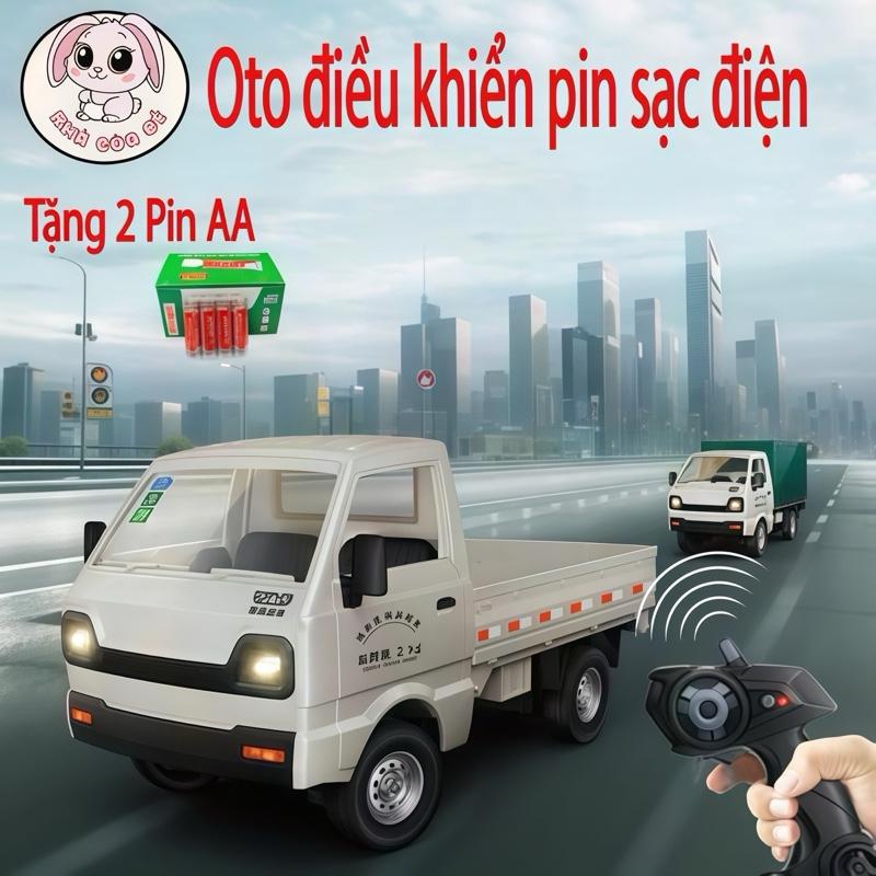 Đồ Chơi Mô Hình Xe Tải 6 Thùng Có Điều Khiển Từ Xa Sóng 2.4GHZ Kèm Pin Sạc