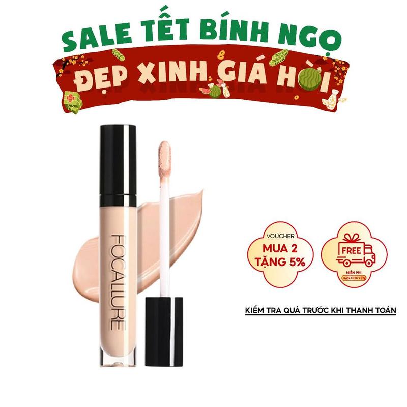  Kem Che Khuyết Điểm FOCALLURE 3.8g – Che Quầng Thâm Mụn Thâm Mịn Màng Tự Nhiên Lâu Trôi 