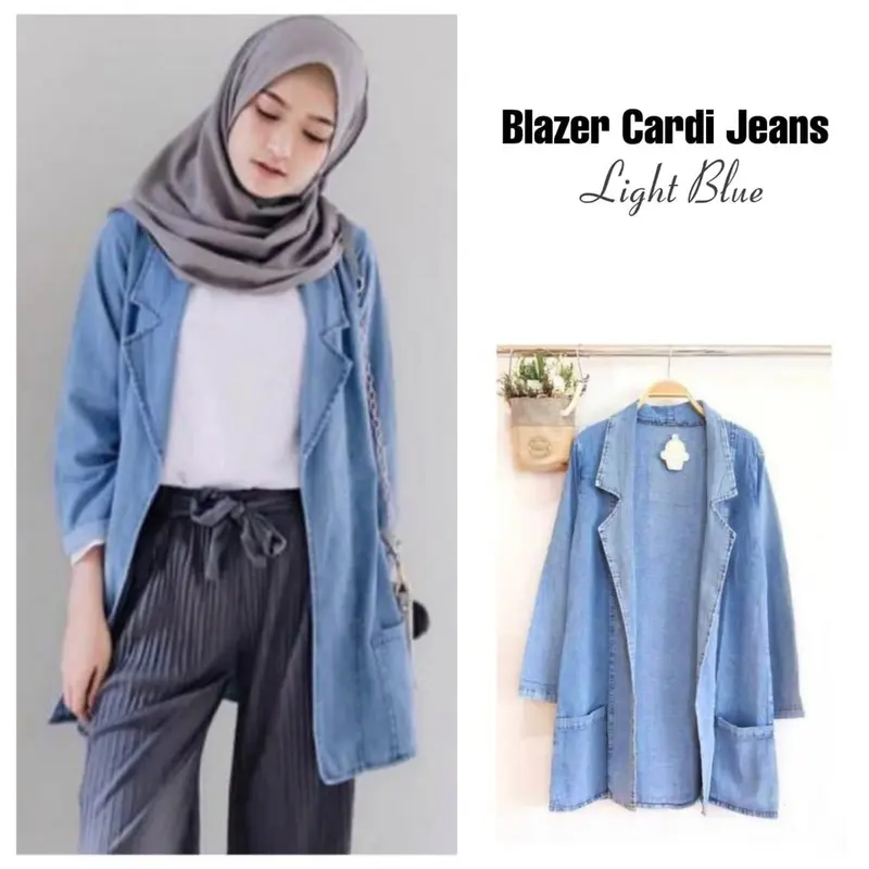 Blazer Cardi Jeans wanita terbaru 1