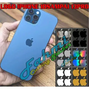 Stiker Apple HP Aple Premium Reflektif Tahan Cuaca 1,4 x 1,7 cm daya rekat kuat