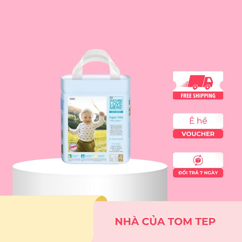 TTH sẵn hàng Combo 4 bịch bỉm tã dán quần Nature love mere mẫu mới S20 M20 L18 XL18 XXL18 hàng Hàn Quốc dành cho bé