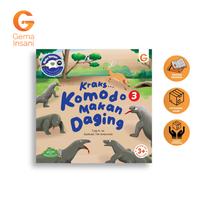 Gambar Gema Insani Buku Anak - Seri Hewan Dan Makanannya Kraks ... Komodo Makan Daging dari Gema Insani Kota Depok 1 Tokopedia