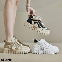 Gambar FINDME 36-40 Aldine Sepatu Sneakers Wanita Kekinian Highcut Nyaman Classy Simple Keren Bahan Pu Berkualitas - Black, 36 dari findme id_NEW Kab. Tangerang 4 Tokopedia