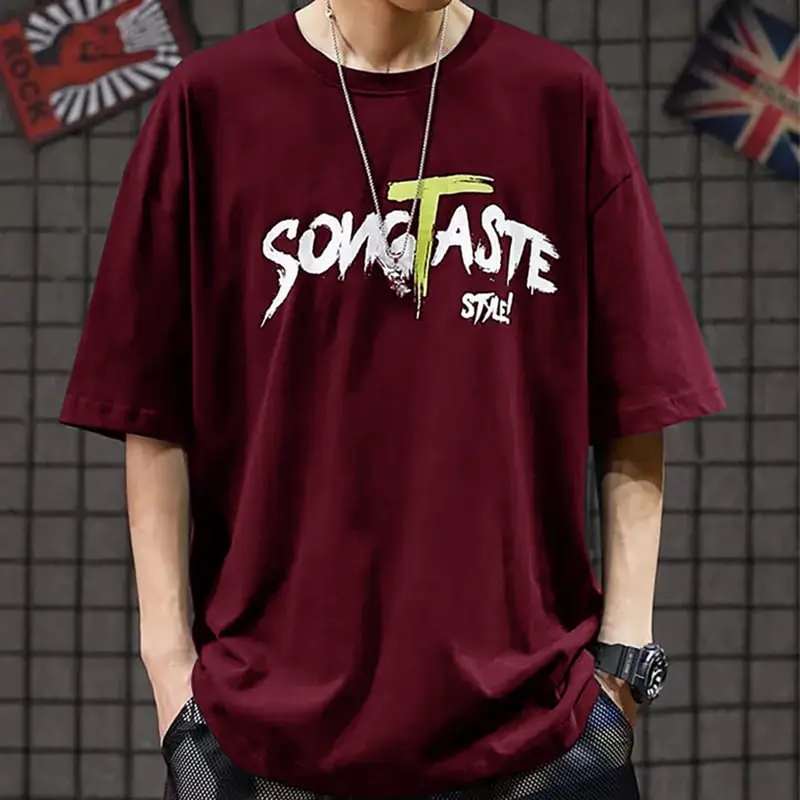 Baju Kaos Overisze Pria Wanita Unisex T-shirt Pakaian Pria Size M|L,XL,XXL,XXXL Baju Distro Outfit Cowok Unisex Terlaris Oversize SONGTA  - SEFO.ID 6