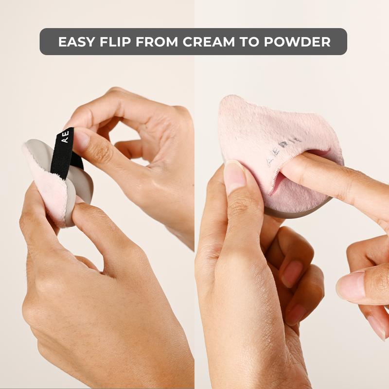 Aeris Beauté Flawless On The Go Bundle | 1 Set Bundle Paket Hemat Brush Spons Make Up Travel Portable Multifungsi 5
