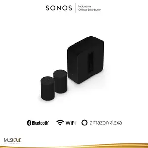 Sonos Premium Home Theatre Completion Set Era 100 with Sub 4 - Black