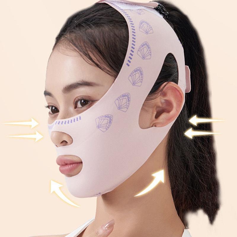 Sleep Face Lift Massage Belt Với Breathable Mask V Nâng cằm đôi Mặt nạ Chăm sóc da mặt Công cụ chăm sóc da Double Chin V Ice Skincare