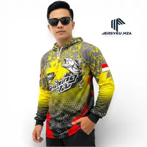 Jersey Mancing Tuna full printing Baju pancing lengan panjang kaos untuk dilaut