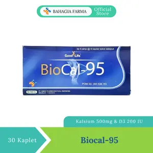 Biocal-95 30 Tablet - Kalsium Ibu Hamil & Menyusui - Kesehatan Tulang