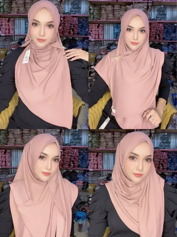Diia Hijab - Daily Pasmina Kaira Hijab Instan Matt Jersy Premium 0