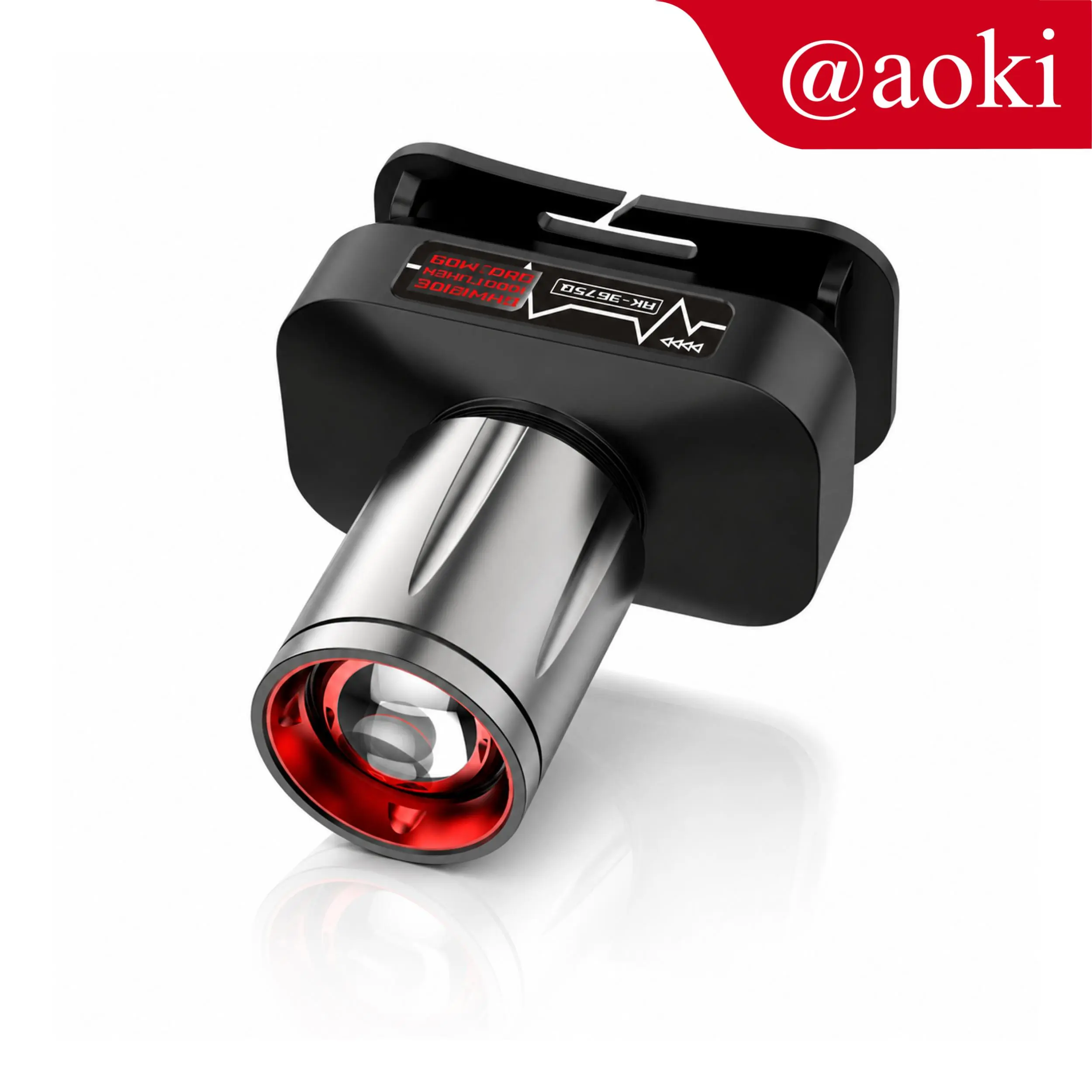 AOKI Senter Kepala 1000 lumen Cahaya Maksimal Plus RechargePro dengan USB-C, 60W PRO Fokus & Penyebaran Zoom Adaptor
