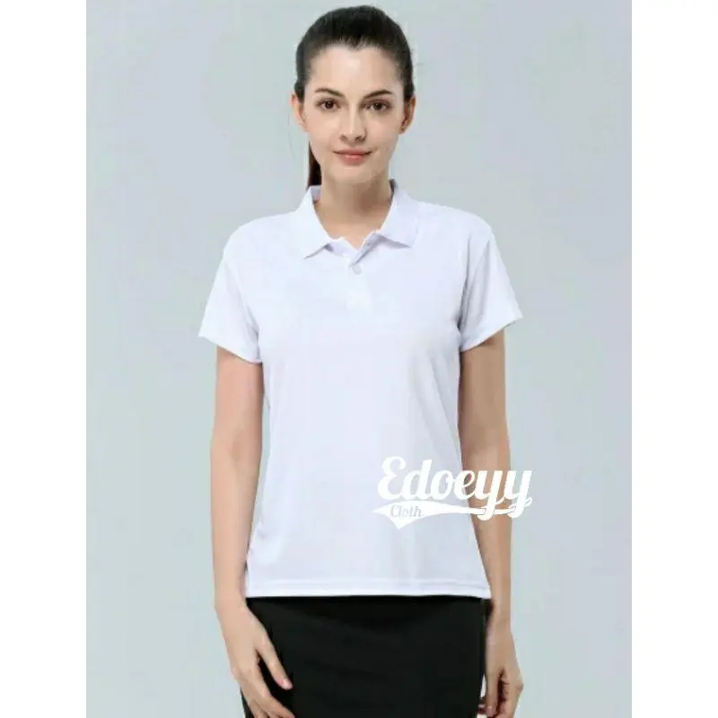 Baju Kerah Berkerah Cewek Kaos Polo Wanita 8