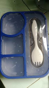 Product Review of LUNCH BOX 3 & 4 SEKAT FREE SPORK I LUNCH BOX BPA FREE I KOTAK BEKAL DENGAN SEKAT from n**s 0