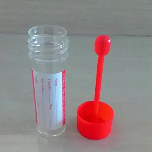 pot feses pot feces pot feaces pot feases stool container feaces 30ml  Merah