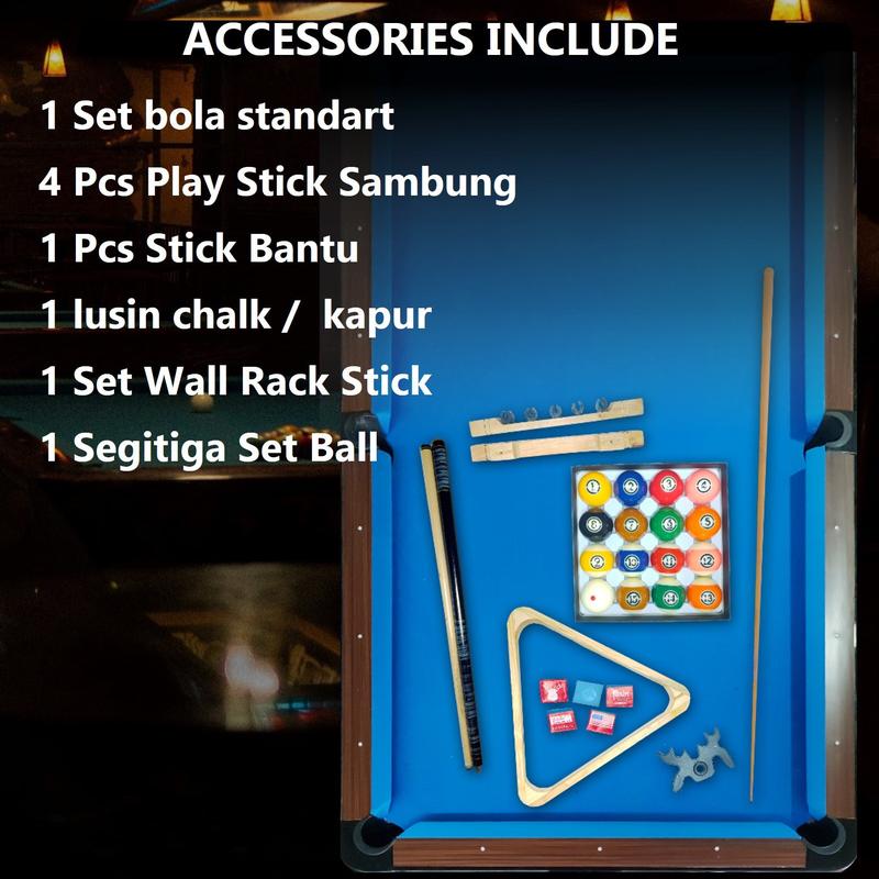 ANTASENA - Meja Billiard 9 Feet Lokal Kualitas Import 8