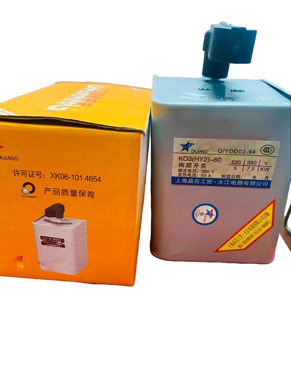 Công tắc đảo chiều 3 pha 60A HY2-60 điện áp 380VAC - Cầu dao đảo chiều máy tiện trực tiếp động cơ điện 3 pha