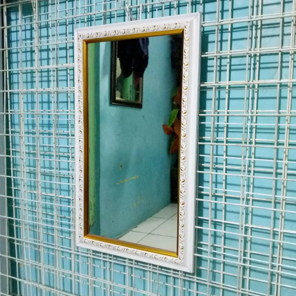 kaca cermin kecantikan ukuran 25x35 full frame Dinding Aesthetic tempel mirror