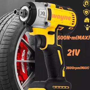 ประแทกบ๊อกซ์ไร้แปรงถ่านแรงบิดสูง 500 นิวตัน·เมตร แบบใช้แบตเตอรี่ลิเธียม มี 3 ระดับ + ฟังก์ชันหยุดอัตโนมัติ หัวสี่เหลี่ยมมาตรฐาน 1/2" แรงดัน 21V แบตเตอรี่ 13000mAh (10 ก้อน) ใช้งานได้นาน เหมาะสำหรับงานซ่อมรถยนต์ โครงสร้างเหล็ก และงาน DIY ภายในบ้าน