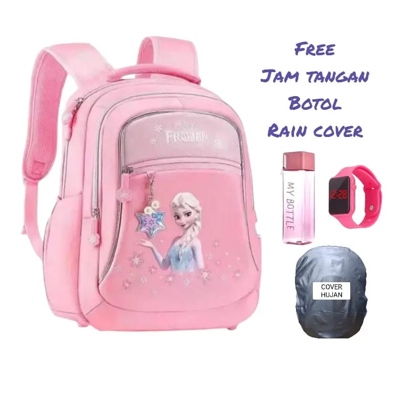 Tas Frozen/ Tas Ransel Sekolah Anak TK Dan SD/ Tas Anak Perempuan/ Tas Gambar Frozen/ Tas Frozen Viral/ Tas Anak Wanita Fashion/ Tas Frozen Terbaru/ Tas Viral Tiktok 2025 Elsa