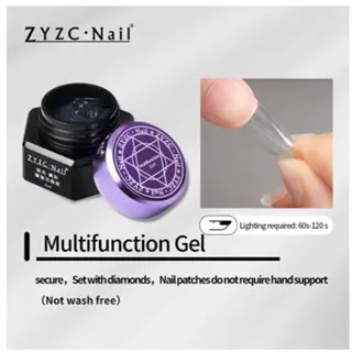 NOLIE_NAIL ZYZC NEW FORMULA MULTIFUNGSIONAL NAIL TIP GLUE ONE SEC DRY STRUCTURE GEL FOR NAIL EXTENSION NAIL EXTENSION GEL