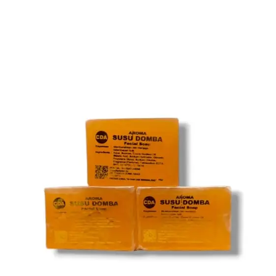 Paket 3 PCS Sabun Perawatan Kulit Wajah CDA Aroma Susu Domba Facial Soap Pelembab