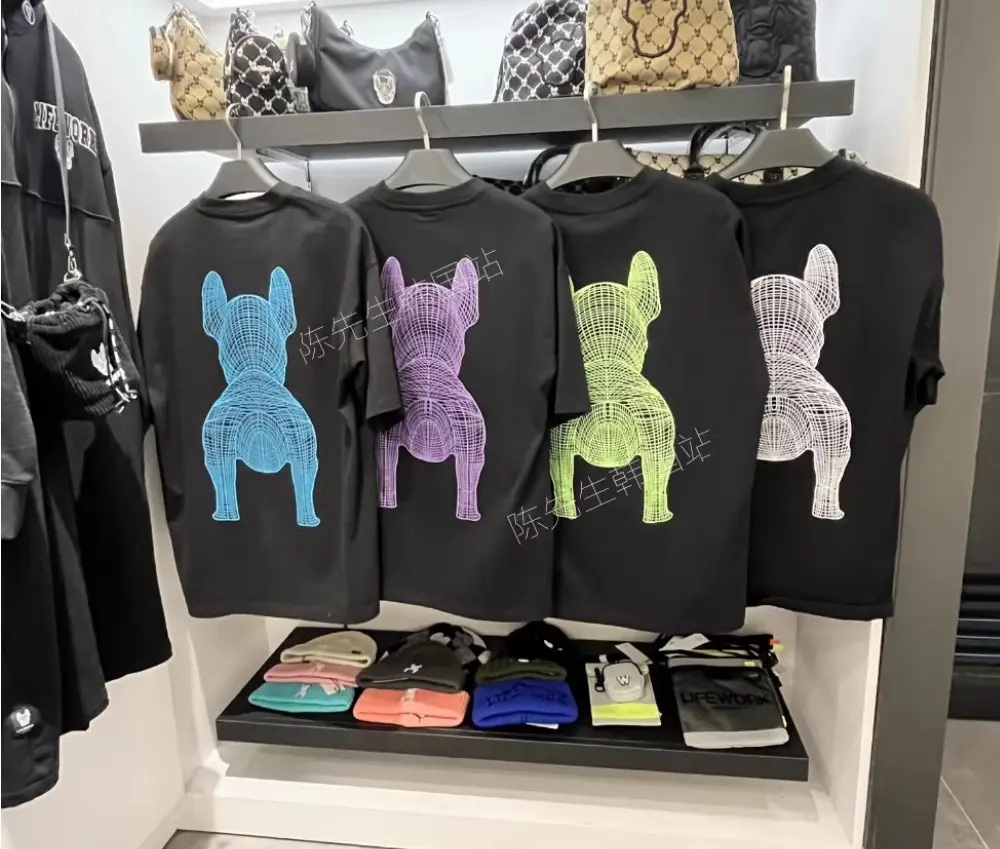 LIFEWork New Trendy Casual Korean Printed T-shirt Top Trendy Brand Men and Women