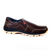 Gambar ZACK 39-43 Sepatu Slip On Kulit Asli Pria Casual Outdoor Kerja Kantor Anti Selip Cokelat Matte Elegan "Yaris 01" - COKLAT, 39 dari MZACK STORE OFFICIAL Kab. Mojokerto 2 Tokopedia