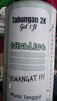 Product Review of CELENGAN TARGET REQUEST | SEMUA TARGET ADA - BY ENRASPROJECT tabungan from g**s 0