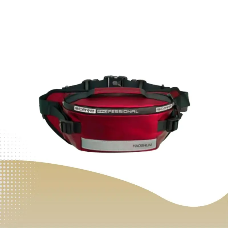 Tas Pinggang Multifungsi Hitam Elegan Slingbag - Tas Selempang Pria Premium Terbaru Waistbag AS 4