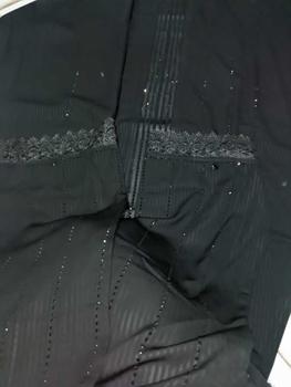 Product Review of Abaya Hitam Turkey Gamis Syari Muslimah Embos Hitam Kombinasi Renda Dress Arab Saudi Mata Hitam 951 from R**💐 0