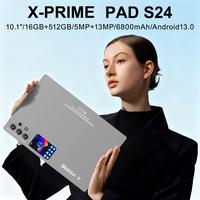 Gambar X-PRIME S24 Tablet 10.1 inch HD 512GB Android 13 Kamera Bluetooth WiFi Layar Luas Harga Terjangkau dengan Sistem Operasi Android dan Koneksi Bluetooth WiFi Tablet dengan Keyboard - GREY dari Nexus Gadget Kota Bekasi 1 Tokopedia