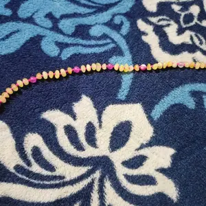 Amber Buddy | BLE259 Kalung dan Gelang Dewasa Amber Kombinasi Pink Lace Agate. 42cm & 18cm