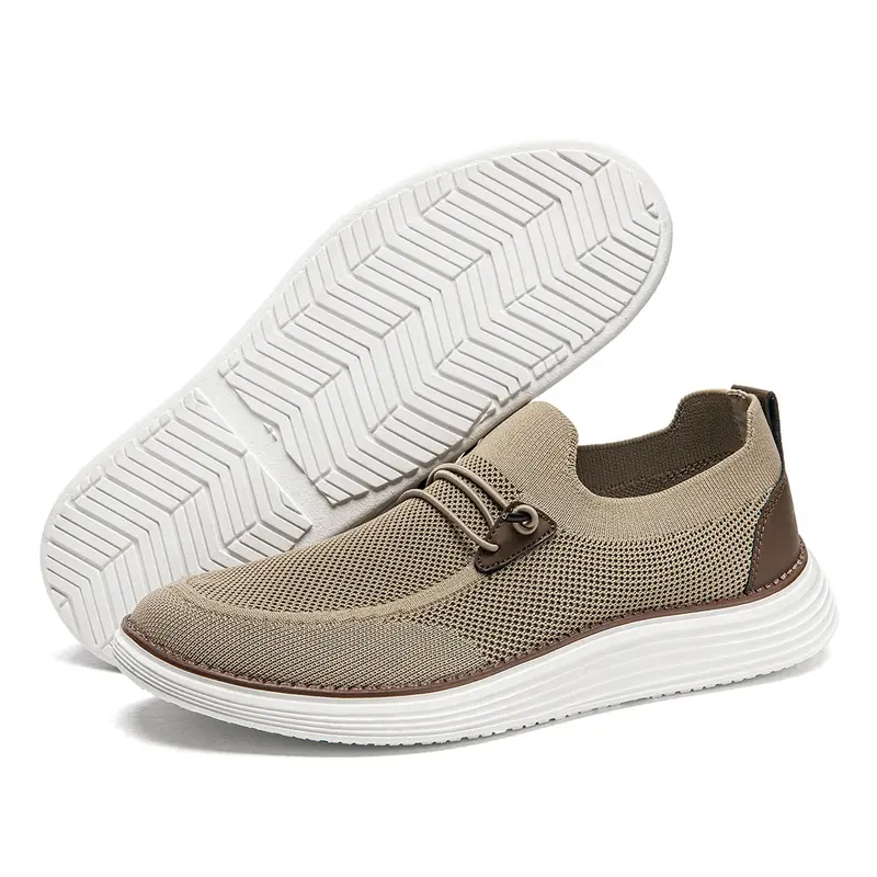 Men's Loafers Suspender Shoes Comfortable Light Walking Casual Slippers Elastic shoes Slip-on Shoes Fashion Shoes Gift for Men 5