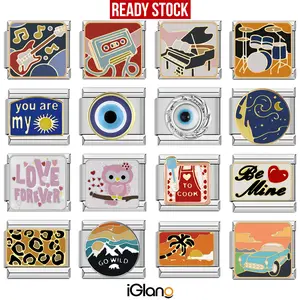 Italian Charm Bracelet - Gelang Wanita - Gelang Pria - Gelang Italian Charm - ICR003