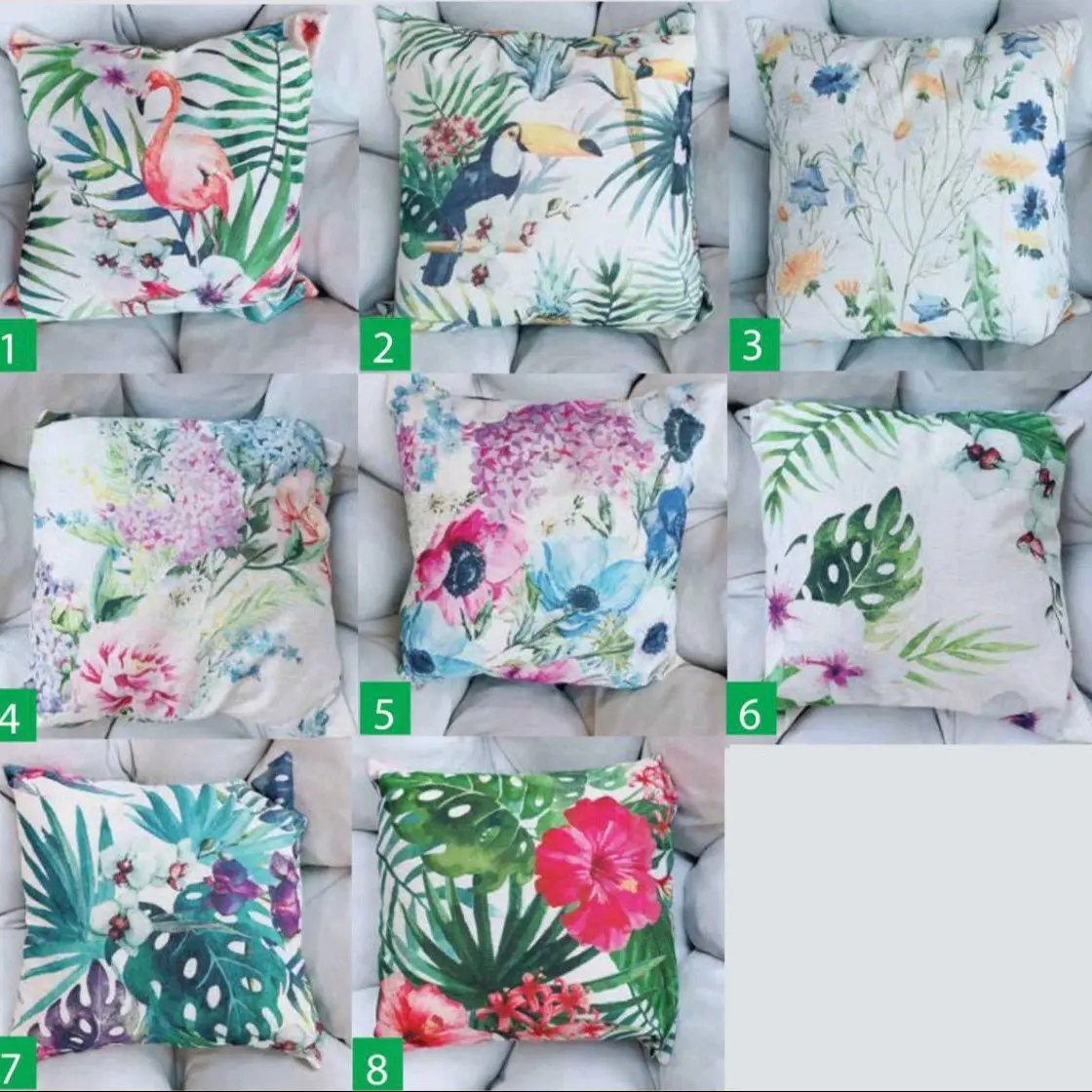 Tropical Cushion Cover ( 1 Side)