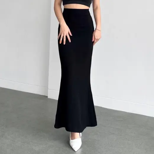Rok Lunar Mermaid Scuba - Rok Flare Wanita - Mermaid Skirt - Rok Scuba