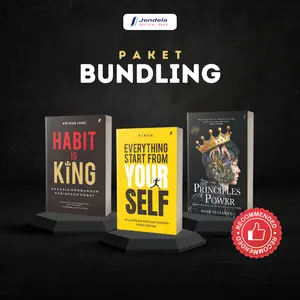 Promo Buku Motivasi Paket Bundling 99Ribu dapat 3 Buku Motivasi The Principles of Power Habit Is King Everything Start From Your Self - Jendela